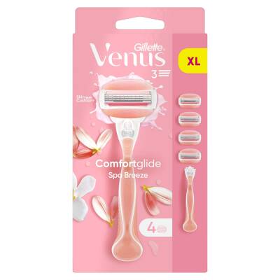 Gillette Venus Comfortglide Spa Breeze Kadın Tıraş Makinesi + 4 Adet Yedek Tıraş Bıçağı - 2