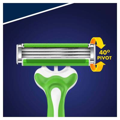 Gillette Blue3 Sensitive Kullan At Tıraş Bıçağı 3 Adet - 7