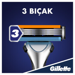 Gillette Sensor3 Tıraş Makinesi + 5 Yedek Tıraş Bıçağı - 3