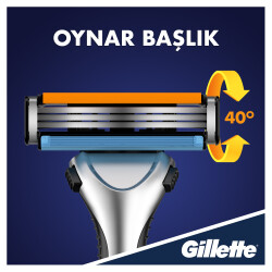 Gillette Sensor3 Tıraş Makinesi + 5 Yedek Tıraş Bıçağı - 5