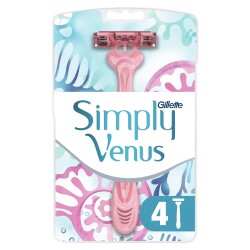 Gillette Simply Venus 3 Kullan At Tıraş Bıçağı 4 Adet - 1