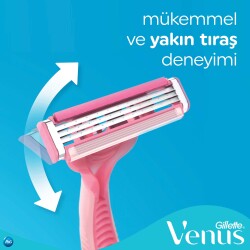 Gillette Simply Venus 3 Kullan At Tıraş Bıçağı 4 Adet - 5