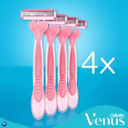 Gillette Simply Venus 3 Kullan At Tıraş Bıçağı 4 Adet - 6