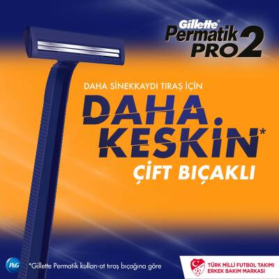 Permatık Pro2 Kullan At Tıraş Bıçağı 5 Adet - 3