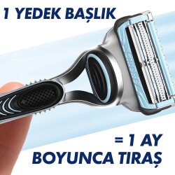 Gillette Skinguard Sensitive 4 Adet Yedek Tıraş Bıçağı - 5