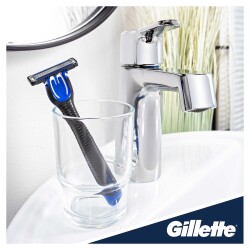 Gillette Blue3 Hybrid Tıraş Makinesi + 8 Adet Bıçak - 8