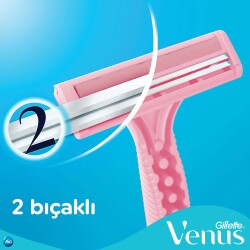 Gillette Simply Venus 2 Basic Kadın Tıraş Bıçağı 5 Adet - 3