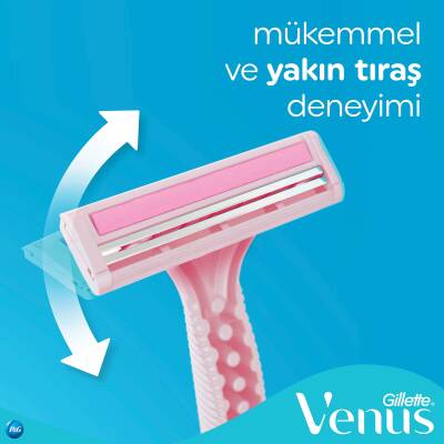 Gillette Simply Venus 2 Basic Kadın Tıraş Bıçağı 5 Adet - 5