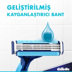 Gillette Blue3 Cool Kullan At Tıraş Bıçağı 6 Adet - 4