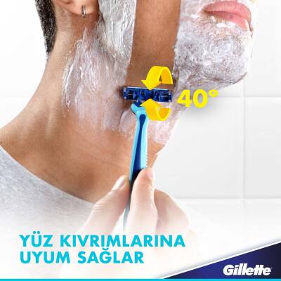 Gillette Blue3 Cool Kullan At Tıraş Bıçağı 6 Adet - 5