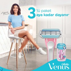 Venus Hassas Kullanat Kadın Tıraş Bıçağı 3'Lü - 3