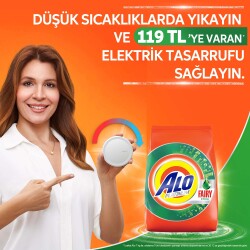 Alo 4 Kg Kar Çiçeği Ferahlğı Beyazlar ve Renkliler Hızlı Çözülme  Toz Deterjan - 6