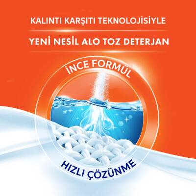 Alo 4 Kg Kar Çiçeği Ferahlğı Beyazlar ve Renkliler Hızlı Çözülme  Toz Deterjan - 8