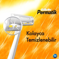 Gillette Permatik Kullan At Tıraş Bıçağı 10 Adet - 5