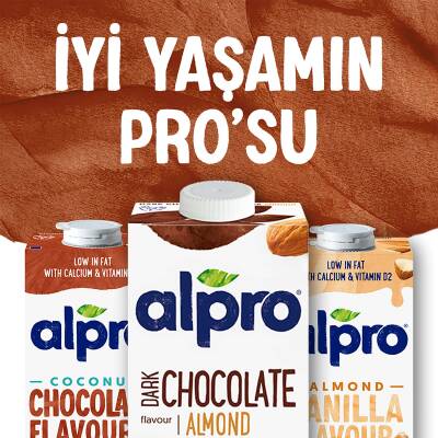 Alpro Bitter Çikolata Badem İçeceği 2X1 L - 5