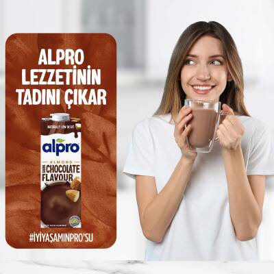 Alpro Bitter Çikolata Badem İçeceği 2X1 L - 13