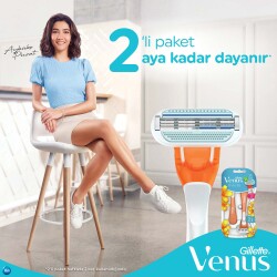 Gillette Venus Riviera Kullan At Kadın Tıraş Bıçağı 2 Adet - 3