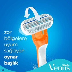 Gillette Venus Riviera Kullan At Kadın Tıraş Bıçağı 2 Adet - 6