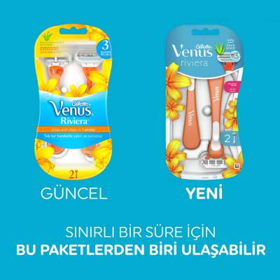 Gillette Venus Riviera Kullan At Kadın Tıraş Bıçağı 2 Adet - 11