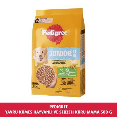 Pedigree Yavru Kümes Hayvanlı Ve Sebzeli Kuru Mama 500 G - 2