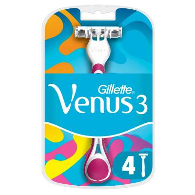 Gillette Simply Venus 3 Kullan At Kadın Tıraş Bıçağı 4 Adet - 1