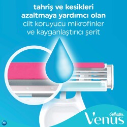 Gillette Simply Venus 3 Kullan At Kadın Tıraş Bıçağı 4 Adet - 4