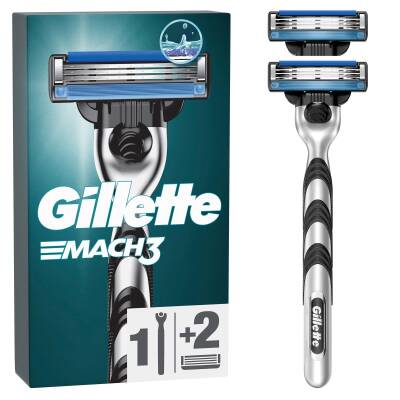 Gillette Mach3 Tıraş Makinesi + Yedek Tıraş Bıçağı - 1