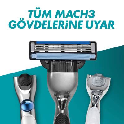 Gillette Mach3 Tıraş Makinesi + Yedek Tıraş Bıçağı - 7