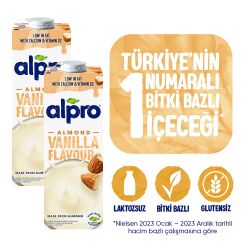 Alpro Vanilya Badem İçeceği 2X1 Lt - 1