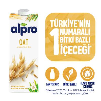 Alpro Yulaf Sütü 1 L - 3