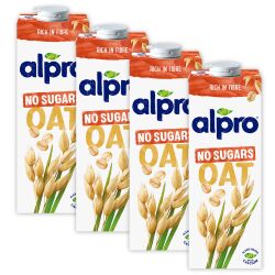 Alpro Yulaf Sütü Şekersiz 4X1 Lt Mega Avantajlı Paket - 3