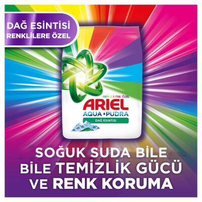 Ariel Dağ Esintisi Renklilere Özel 4 kg AquaPudra Toz Çamaşır Deterjanı - 6