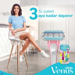 Gillette Venus Tropical Kullan At Tıraş Bıçağı 3 Adet - 3