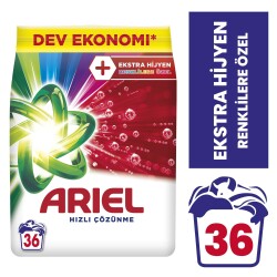 Ariel OXI 5,5 Kg Renklilere Özel Hızlı Çözünme Toz Çamaşır Deterjanı - 2