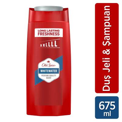 Old Spice Whitewater Erkek Duş Jeli Ve Şampuan 675 Ml Xl Büyük Boy - 1