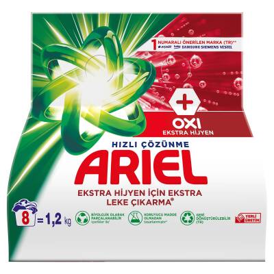 Ariel Oxı 1,2 Kg Hızlı Çözünmetoz Çamaşır Deterjanı - 2