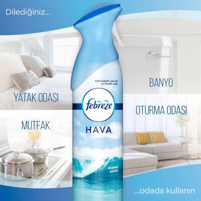 Febreze Platinum Hava Ferahlatıcı Sprey Oda Kokusu Mistik Mezopotamya 300 Ml - 7