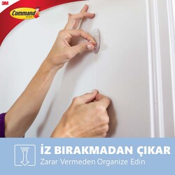 Command™ 17091-Cee Orta Boy Şeffaf Askı - 7