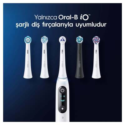 Oral-B İo Specialized Clean Şarjlı Diş Fırçası Yedek Başlık Beyaz 2 Adet - 5