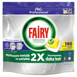 Fairy Proffesional Hepsi Bir Arada Bulaşik Makinesi Deterjani Limon Kokulu Kapsül 140 Yikama - 3