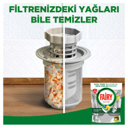 Fairy Platinum Bulaşık Makinesi Deterjanı Kapsülü/Tableti 43 Yıkama Limon Kokulu - 5