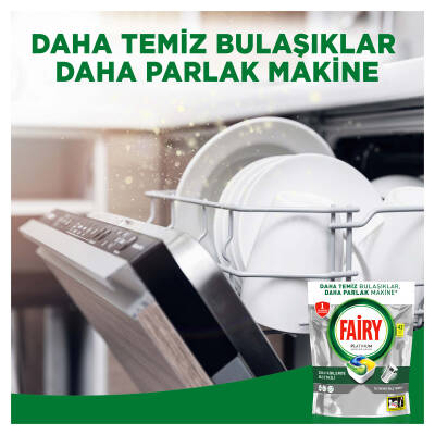 Fairy Platinum Bulaşık Makinesi Deterjanı Kapsülü/Tableti 43 Yıkama Limon Kokulu - 6