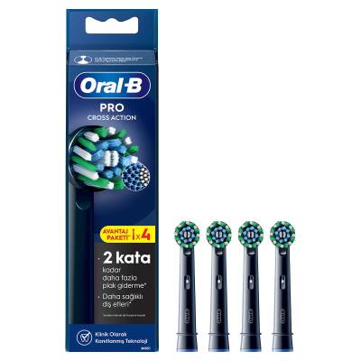 Oral-B Şarjlı Diş Fırçası Yedek Başlığı Cross Action X-Filament 4 Adet Ürün - 1