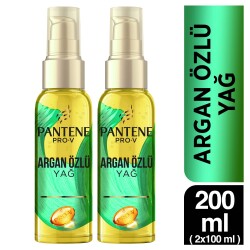 Pantene Doğal Sent Saç Bak Serum Argan Yağ Elixir  2X100 M - 1