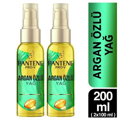 Pantene Doğal Sent Saç Bak Serum Argan Yağ Elixir  2X100 M - 1