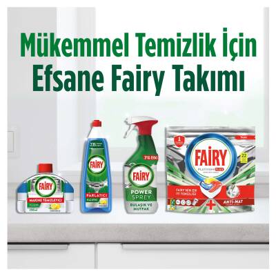 Fairy Bulaşık Makinesi Temizleyici, Kolay Temizlik, Limon Kokulu, 2 Kapsül - 15