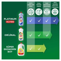 Fairy Süper Ekonomik Paket Sıvı Bulaşık Deterjanı 2600 Ml Limon Kokulu - 19