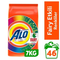 Alo Platinum 7 Kg Fairy Etkili Renkliler Hızlı Çözülme Toz Deterjan - 1