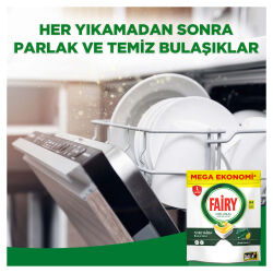 Fairy Hepsi Bir Arada Bulaşık Makinesi Deterjanı Kapsülü/Tableti 84 Yıkama Limon Kokulu - 12