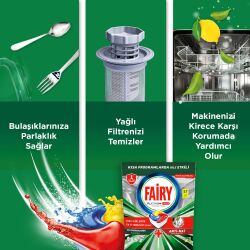 Fairy Kapsül Deterjan Lemon 57Ct - 6